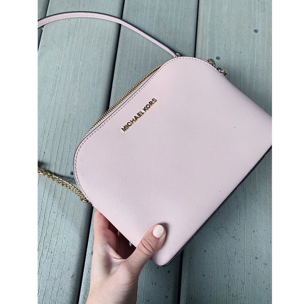 Micheal Kors Purse | Cindy Dome Crossbody | Pink